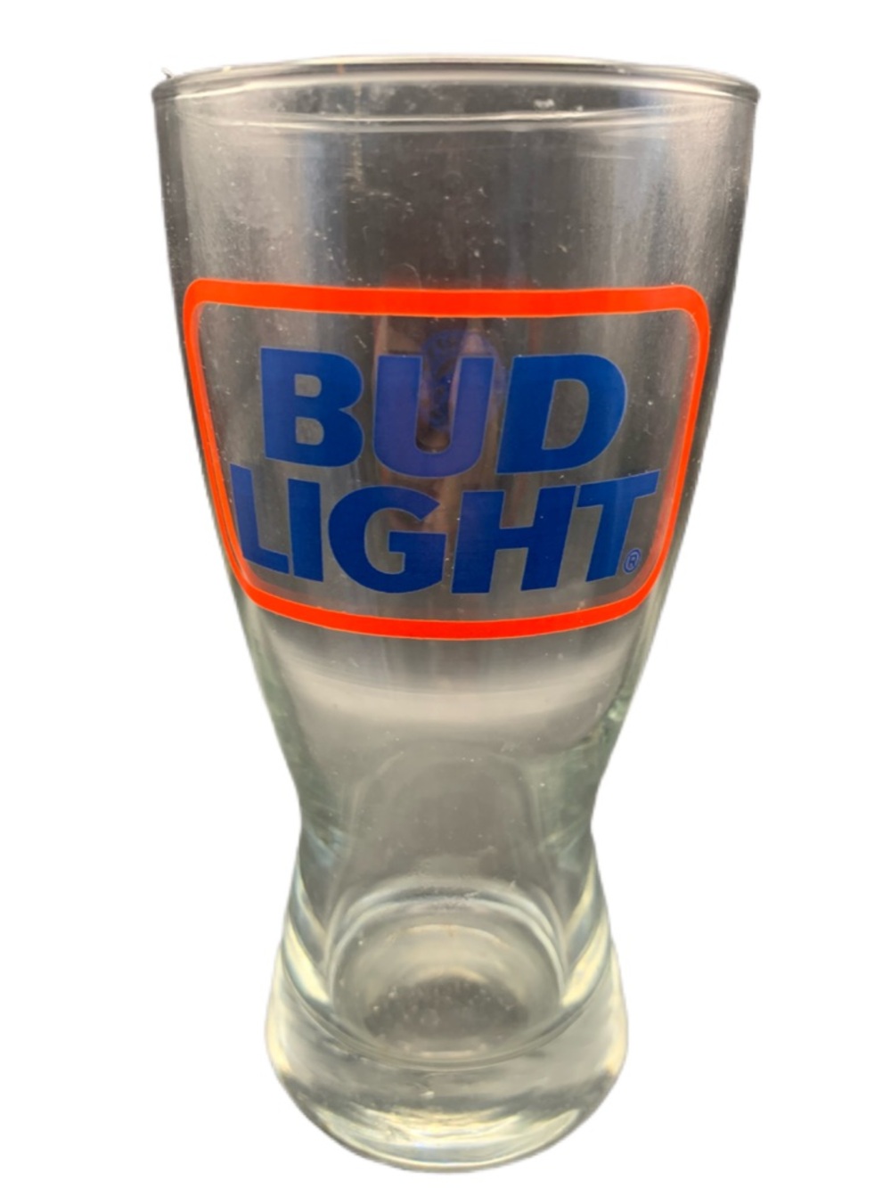 Vintage Budweiser Bud Light Pilsner Glass Logo Official Product
